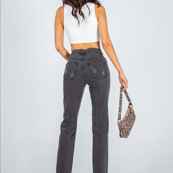 (Brand new) Princess Polly Zaneta Ripped Skinny Jeans - Picture 6 of 6